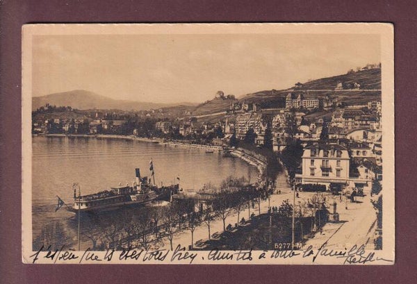 MONTREUX - Bateau CGN France - 1916
