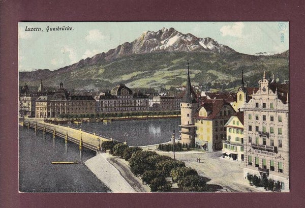 LUZERN - Quaibrücke - 1906
