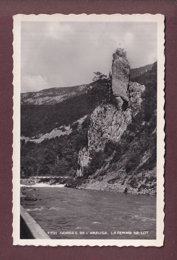 GORGES DE L'AREUSE - Femme de Lot - 1966