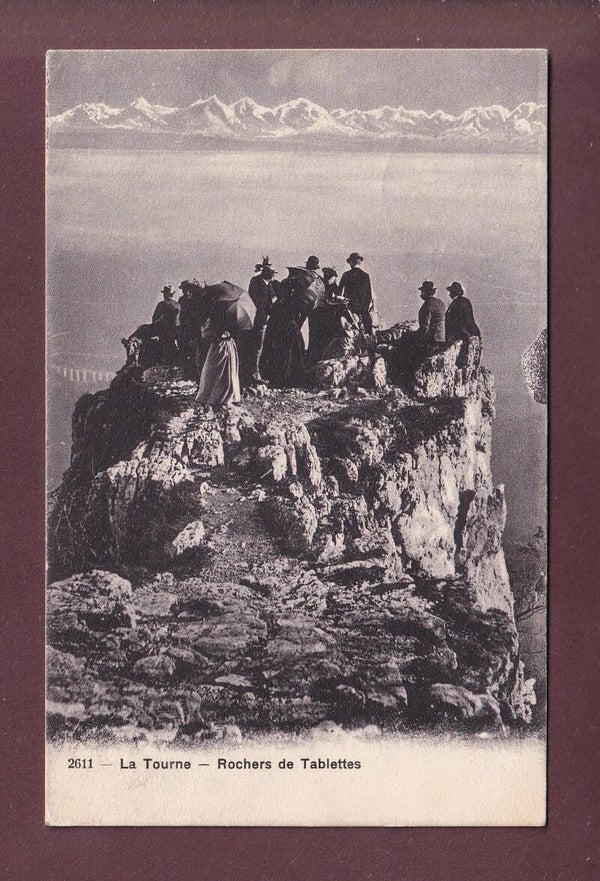 LA TOURNE - Rochers de Tablettes - Animé - 1913