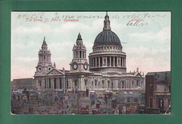 LONDON - St. Paul's Cathedral - 1906
