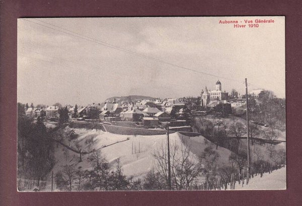 AUBONNE en hiver 1910
