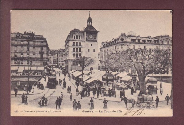 GENEVE - Tour de l'Île - Tram - Attelage