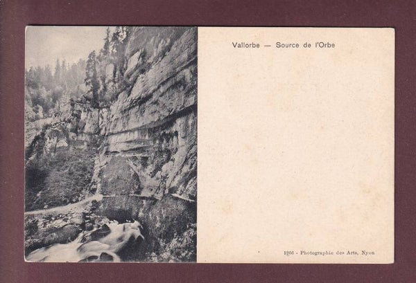 VALLORBE - Source de l'Orbe