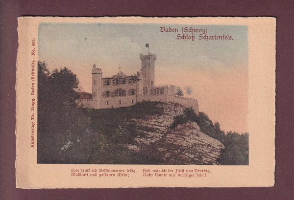 BADEN - Schloss Schartenfels