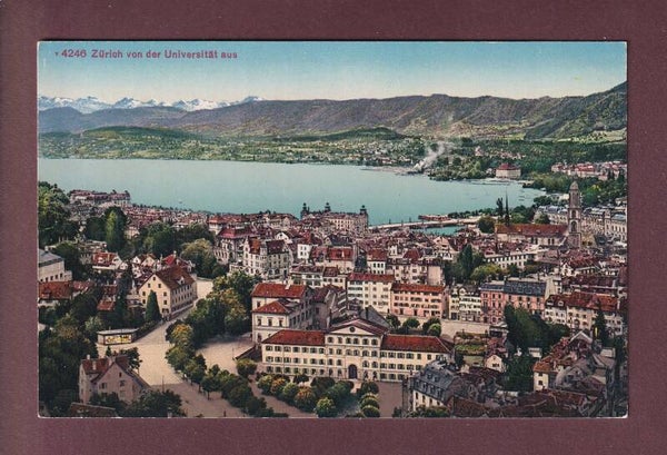 ZÜRICH von der Universität aus