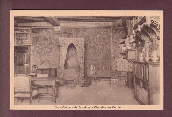 CHÂTEAU DE GRUYERES - Chambre du comte