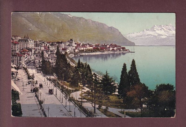MONTREUX - Vue du Palace-Hôtel