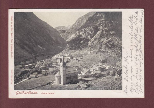 Gotthardbahn - GOESCHENEN - 1903