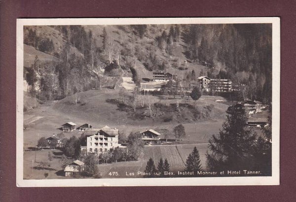 LES PLANS sur Bex - Institut Monnier - Hôtel Tanner - 1931