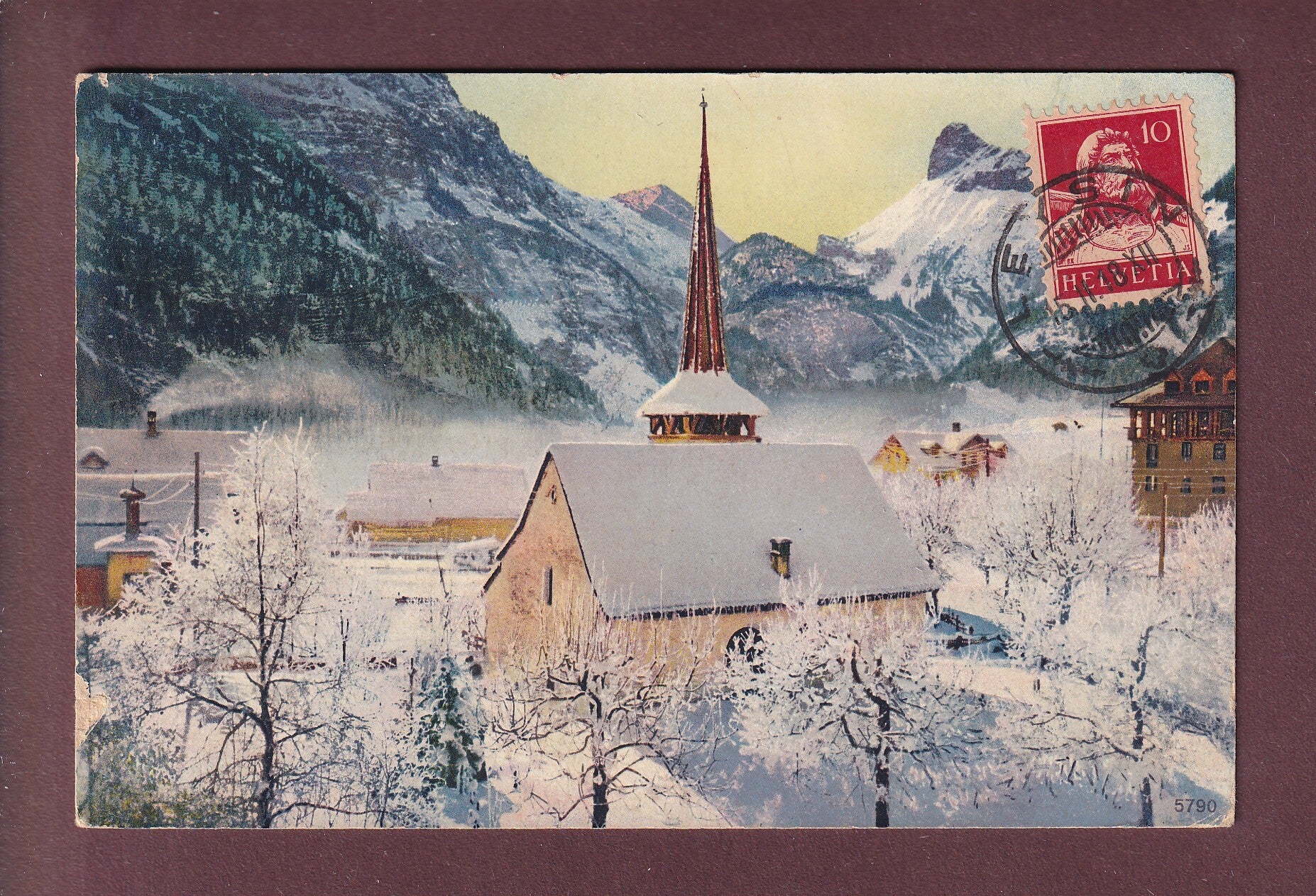 LEYSIN - Eglise - 1918