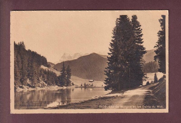 LAC DE MORGINS - Dents du Midi - 1918