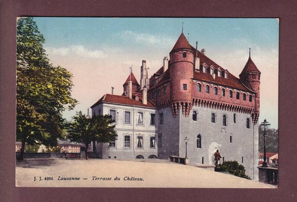 LAUSANNE - Terrasse du Château - 1918