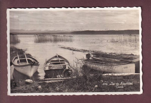 LAC DE NEUCHÂTEL - Tivoli - Barques