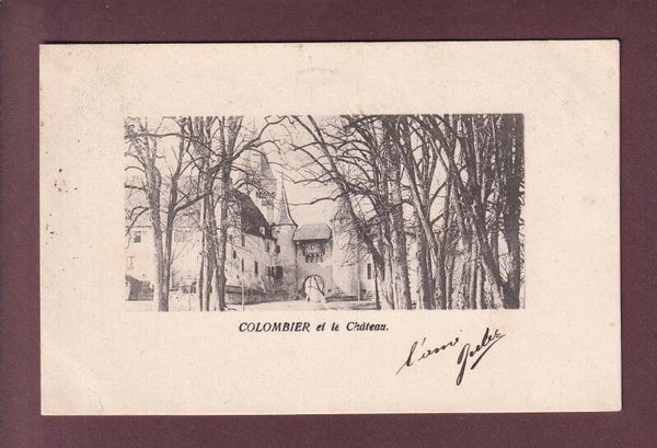 COLOMBIER - Le Château - 1908
