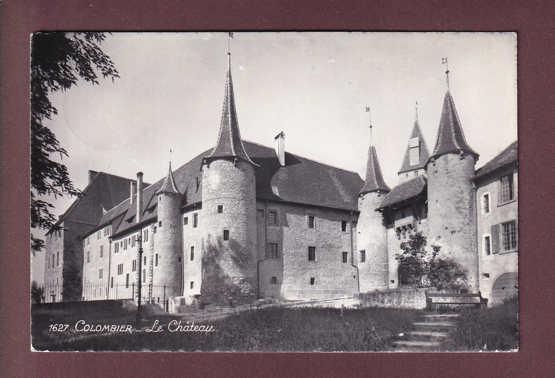 COLOMBIER - Le Château - 1959 Feldpost