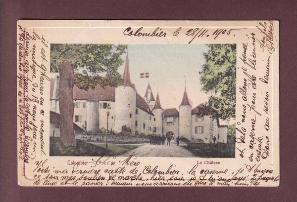 COLOMBIER - Le Château - 1905
