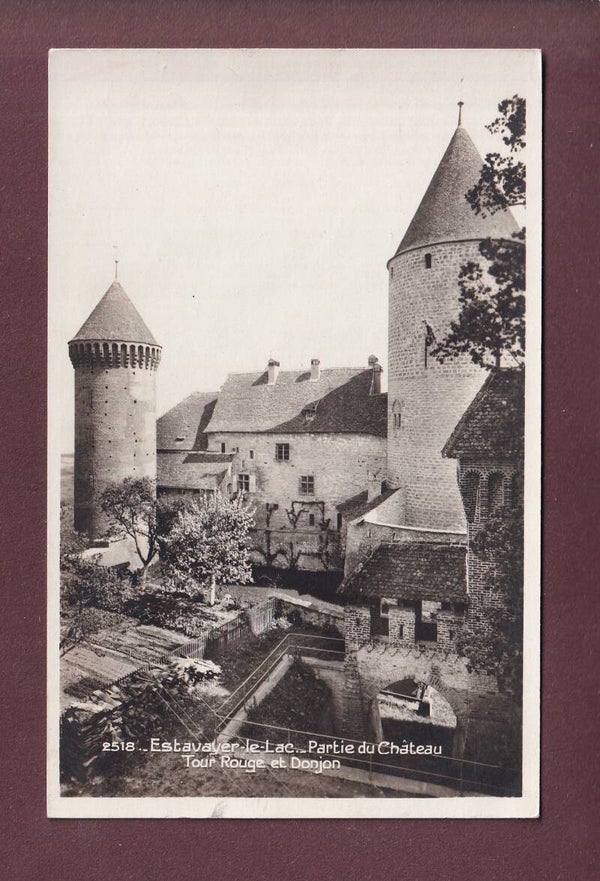 ESTAVAYER - Partie du Château - 1927