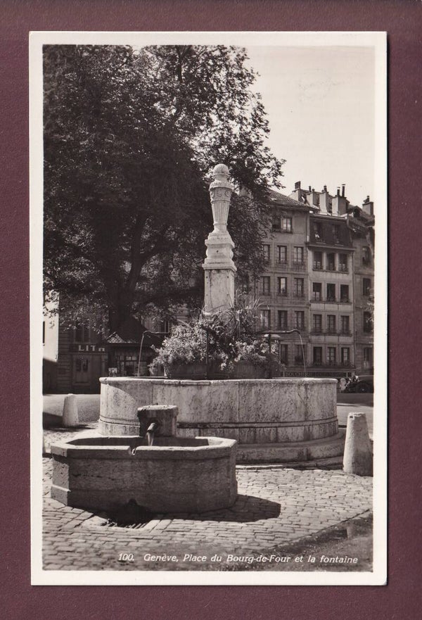 GENEVE - Bourg-de-Four - Fontaine - 1934