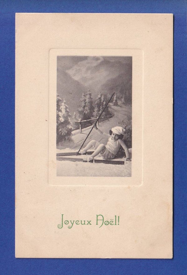 NOËL - Enfant - Ski - 1912