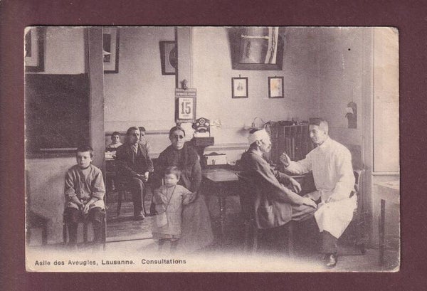 LAUSANNE - Asile des Aveugles - Consultations - 1920