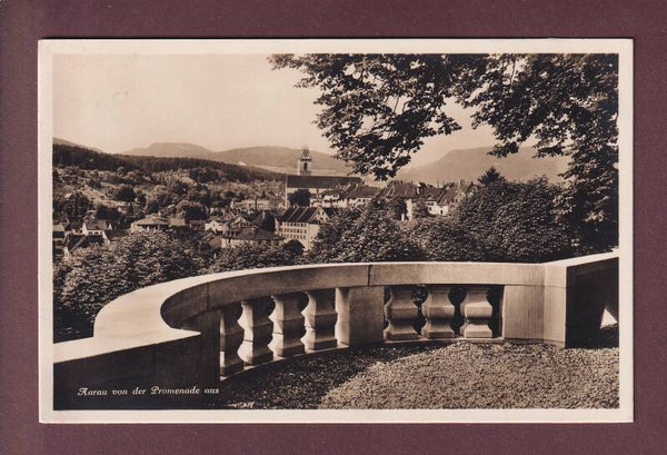 AARAU von der Promenade aus - 1927