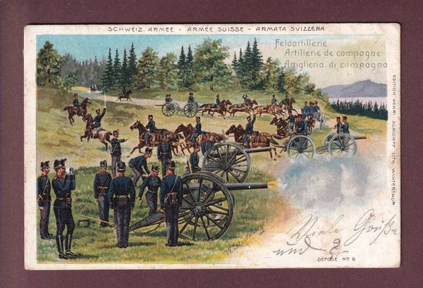 ARMEE SUISSE - Artillerie - 1901