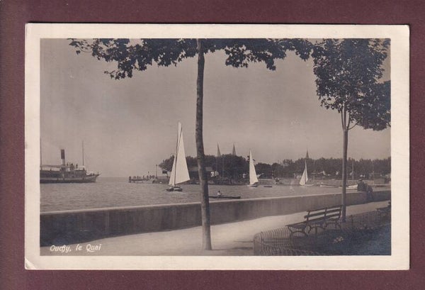 LAUSANNE - Ouchy - Quai - Bateau - 1923