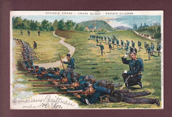 ARMEE SUISSE - Infanterie - 1905 Feldpost