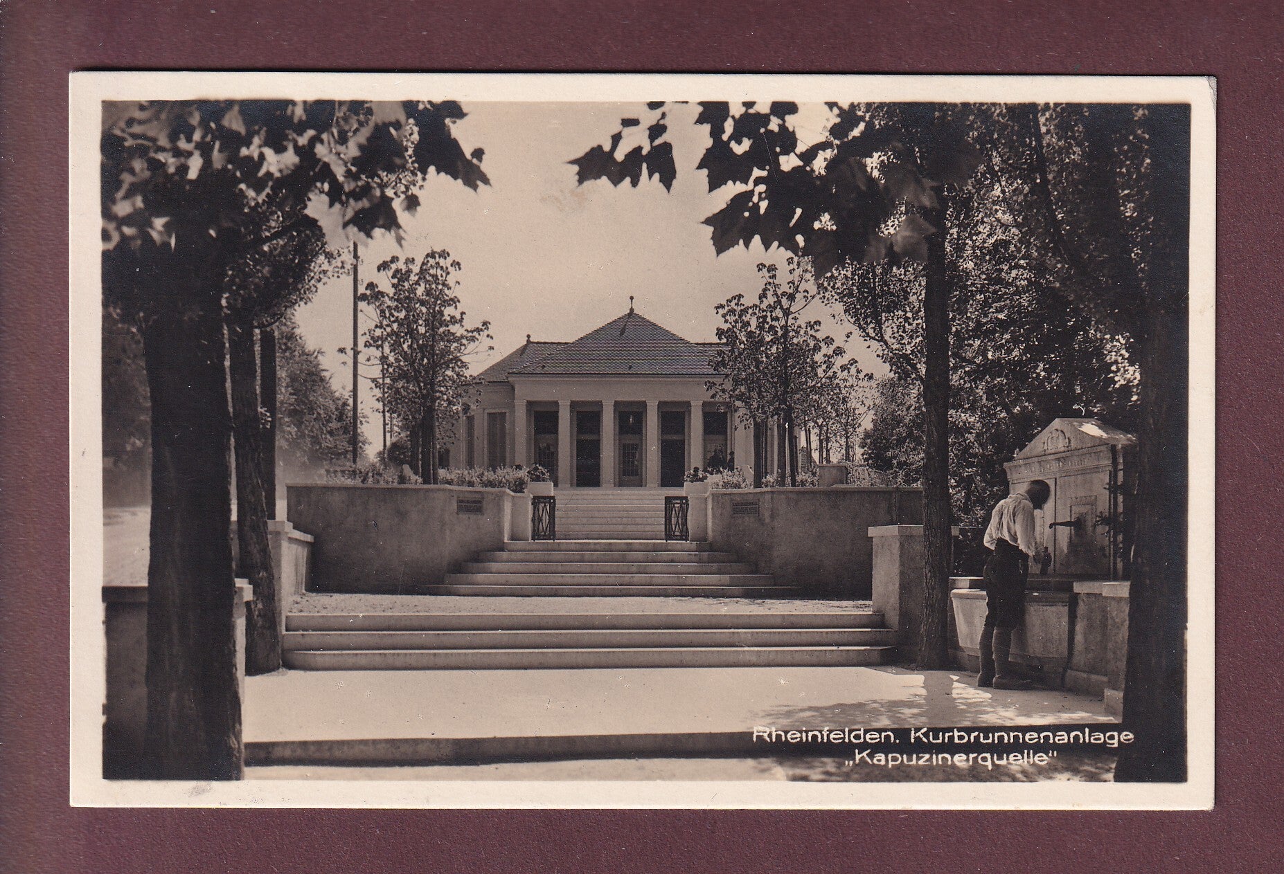 RHEINFELDEN - Kurbrunnenanlage - Kapuzinerquelle - 1929