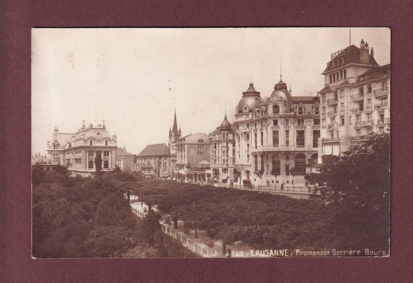 LAUSANNE - Derrière Bourg - Hôtel de la Paix - 1915