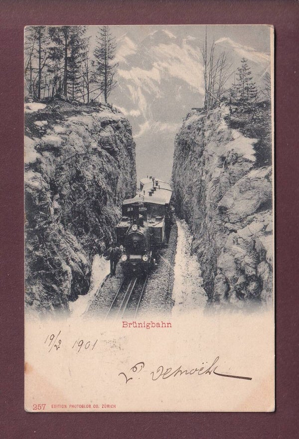 BRÜNIGBAHN - Zug - 1901