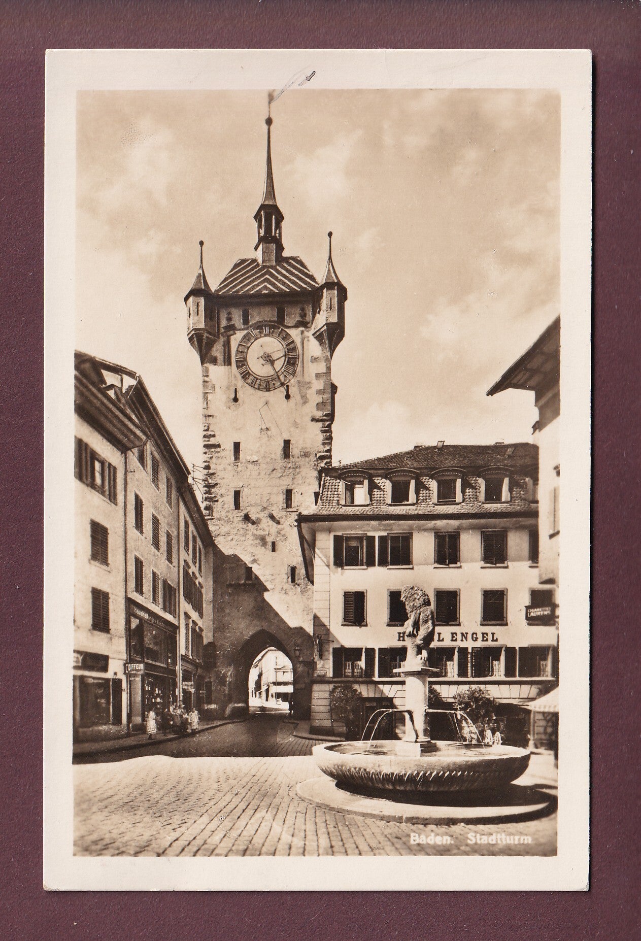 BADEN - Stadtturm - 1939