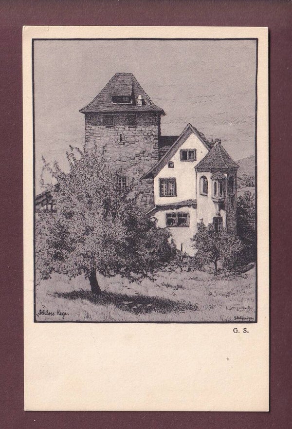 Winterthur - SCHLOSS HEGI - 1918