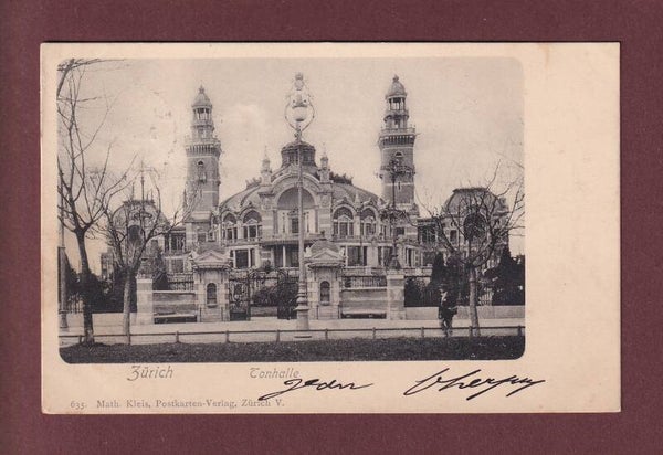 ZÜRICH - Tonhalle - 1904