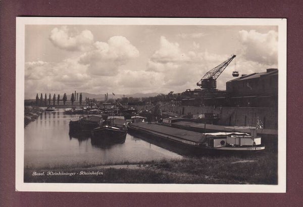 BASEL - Kleinhüninger-Rheinhafen