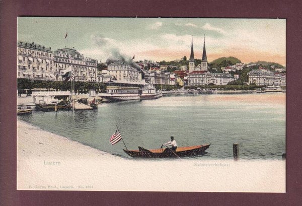 LUZERN - Schweizerhofquai - Schiff - Hofkirche