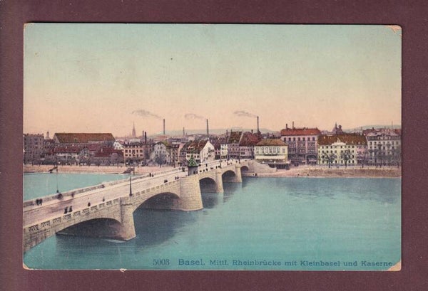 BASEL - Mittlere Rheinbrücke