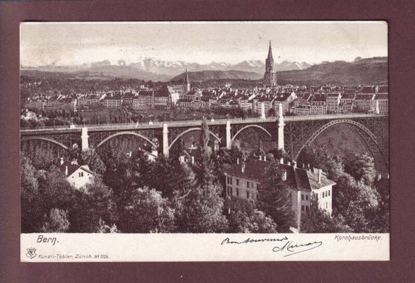 BERN - Kornhausbrücke - 1903