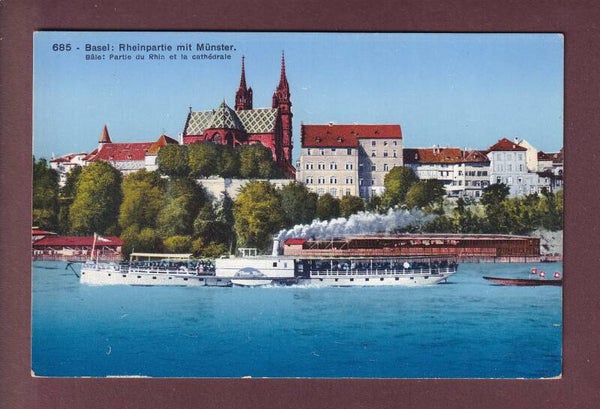 BASEL - Schiff und Münster