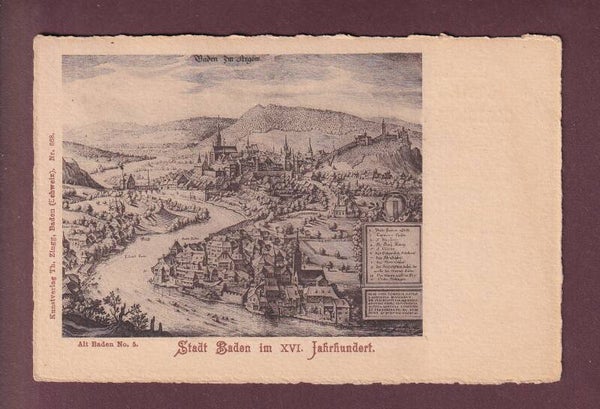 BADEN im XVI. Jahrhundert