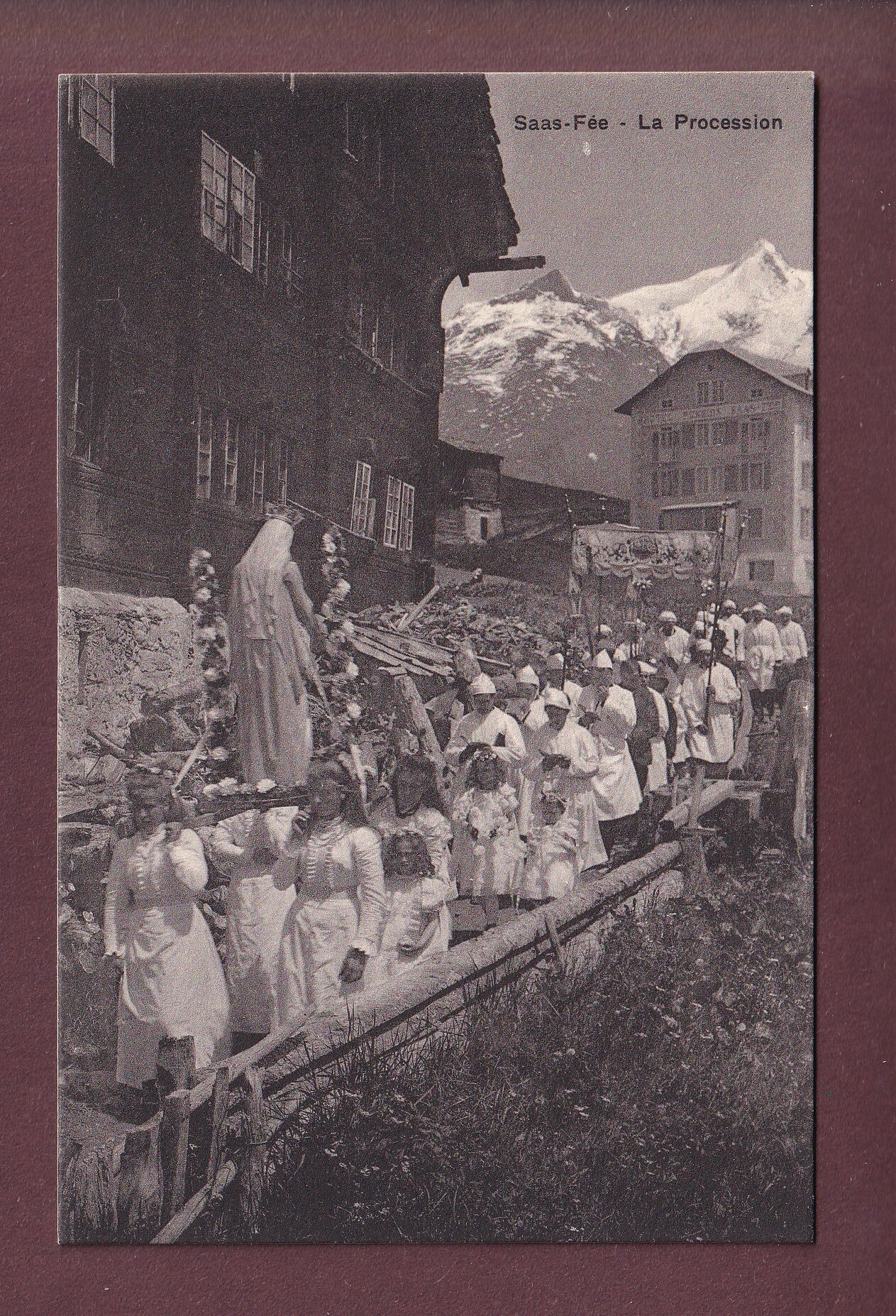 SAAS-FEE - La Procession