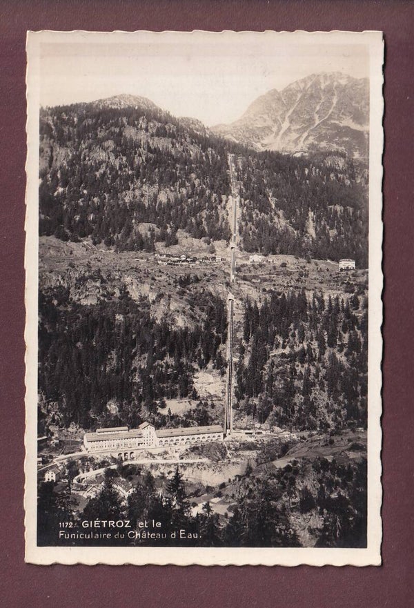 GIETROZ - Funiculaire du Château d'Eau