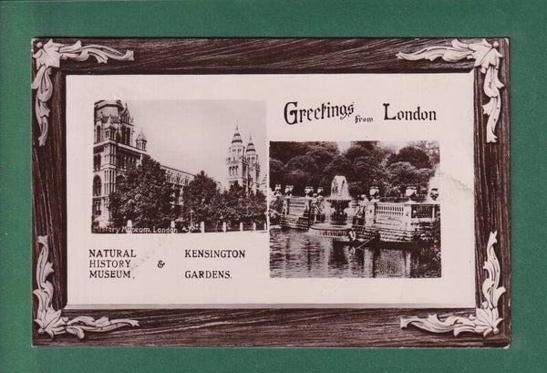 Greetings from LONDON - 2 pictures - 1913
