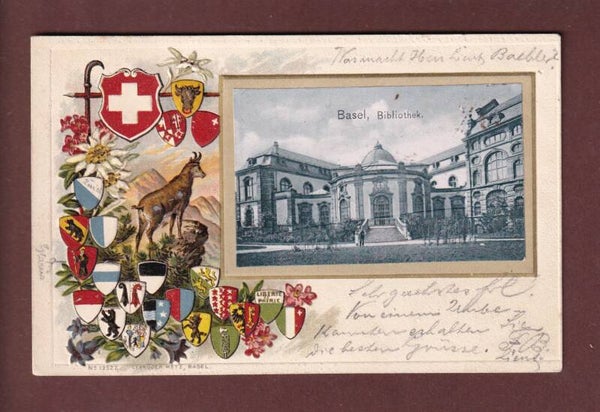 BASEL - Bibliothek - Kantone - 1901 Präge
