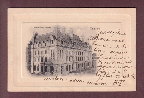 LAUSANNE - Hôtel des Postes