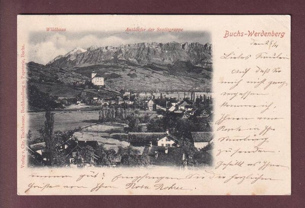 BUCHS - WERDENBERG - 1900 // Eckbug //