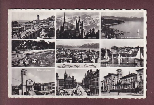 LAUSANNE - Ouchy - 9 images - 1942
