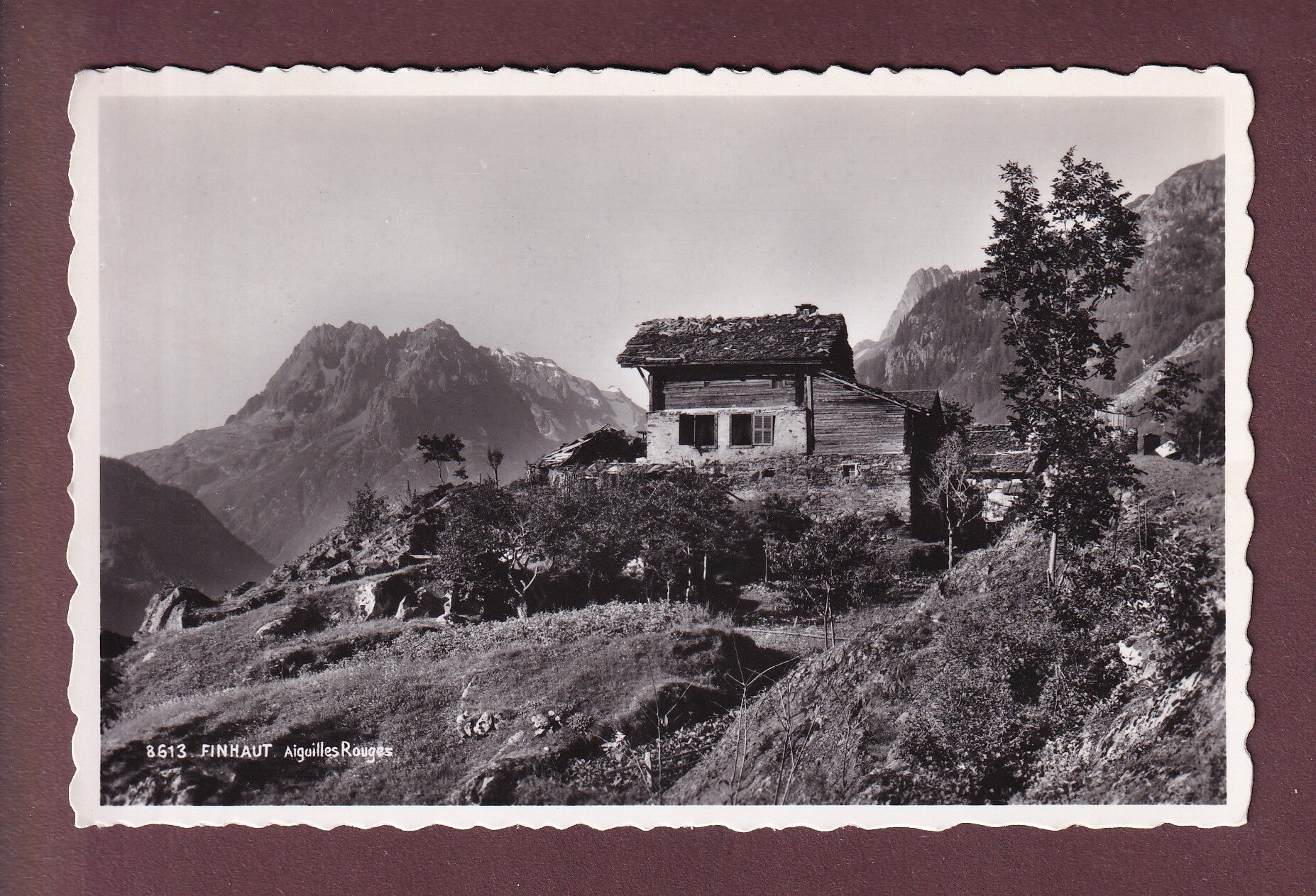 FINHAUT - Partie avec Aiguilles Rouges - 1956
