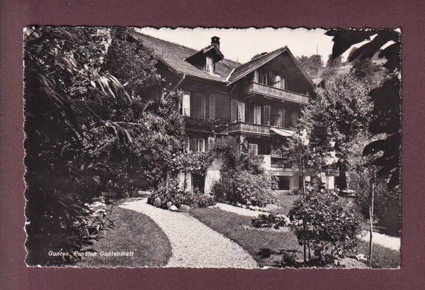 GUNTEN - Pension Guntenmatt - 1945 // Falte //